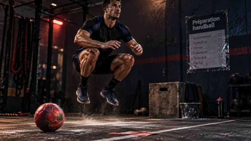 Préparation physique handball : 8 semaines pour booster votre explosivité et sécuriser vos appuis