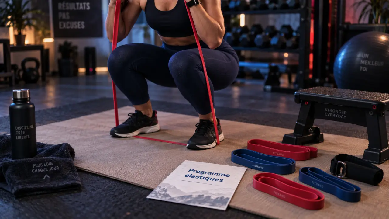 Programme musculation élastique pdf gratuit : 3 séances sans machine, élastiques