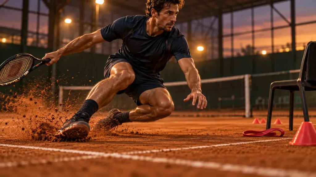 Préparation physique au tennis : des appuis plus vifs, sans arriver épuisé en match